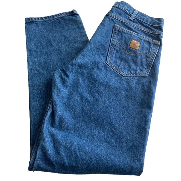 Carhartt Men’s Relaxed Fit 36x34 (Actual Measured 34x34) Jeans - Picture 1 of 9